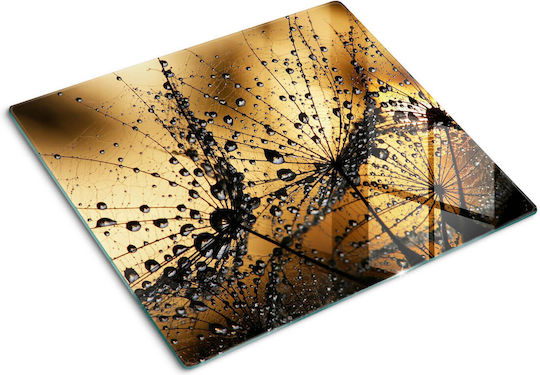 Glas Schneidebrett Küchen Dekoratives Design Gehärtetes Glas Dystopian 60x52 cm