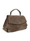 Leather Women's Bag Tote Handbag Taupe
