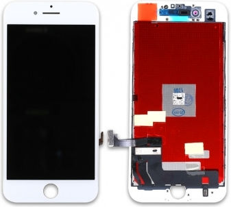 Екран със Сензорен Механизъм за iPhone 8 (Бял)