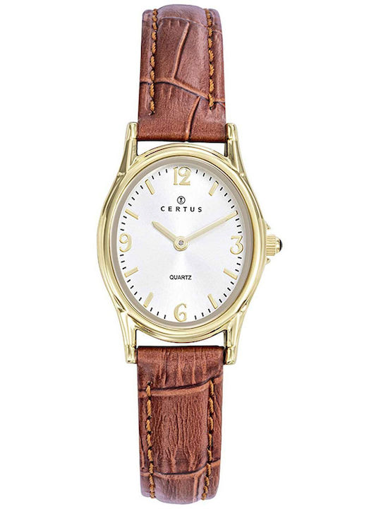 Certus Strap Women's Watch with Brown Leather S...