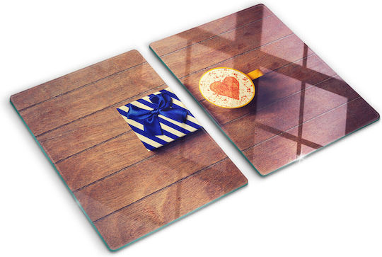 Tocătoare De Bucătărie Din Sticlă Securizată Cadou Maro 2x40x52 Cm