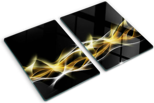 Countertop Protection Plate Kitchen Tempered Glass Light Removal 2x40x52 Cm