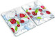 Schneidebretter Schutzfläche Hartes Glas Küchen Malines Wasser 2x40x52 cm