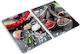 Glass Countertop Protection Plate Tempered Glass Herbs Spices 2x40x52 Cm