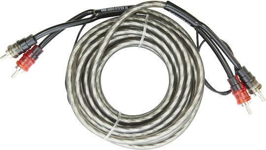 Audio System Cable RCA male - RCA male 5m Z-Evo-5M-Eco