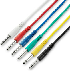 Soundking Cable 6.3mm male - 6.3mm male 0.5m 6pcs