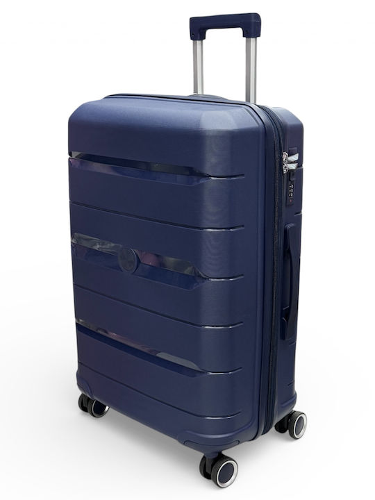 Olia Home Reisekoffer Kabinen Blau mit 4 Räder