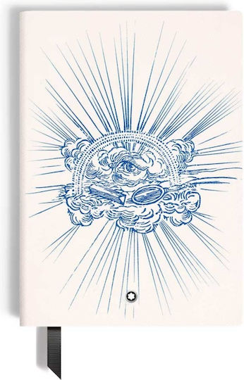 MontBlanc Johann Wolfgang Von Goethe Notebook A5 with Blank Pages White