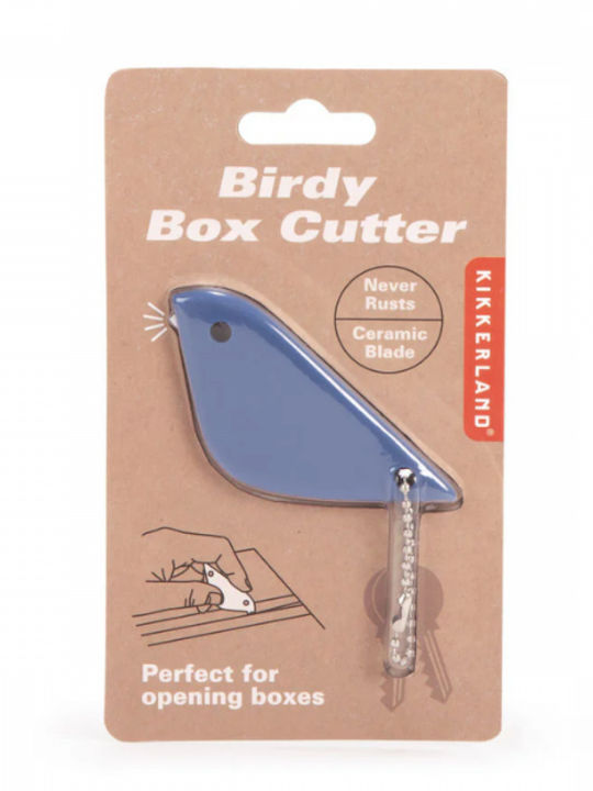 Safety Scissors Keychain Bird Shape Kikkerland Cd154