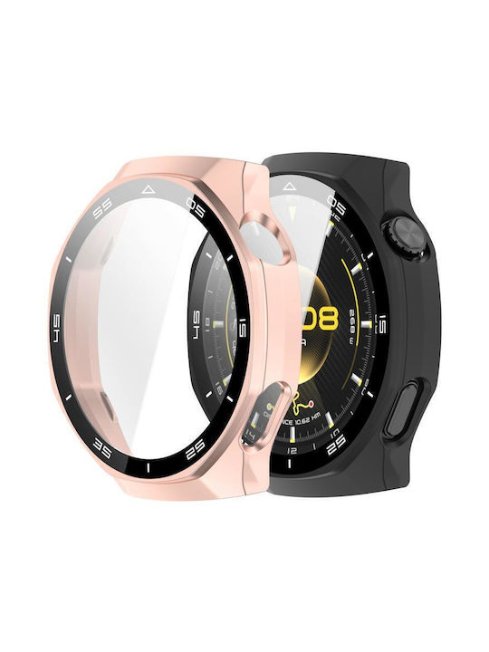 Plastic Case with Glass in Beige color for Huawei Watch GT 6 Pro 46mm