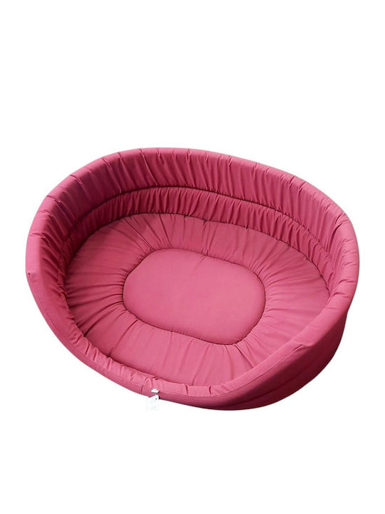 Ikaros Dog Bed Nest Burgundy 62x42cm