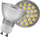 Astralux Λάμπα LED 3.6W για Ντουί GU10 Θερμό Λευκό