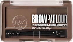 Brow Parlour Duo Pudră Pentru Sprâncene Maro W7