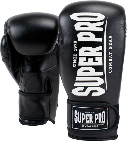 Combat Gear Boxhandschuhe für Kampf Schwarz