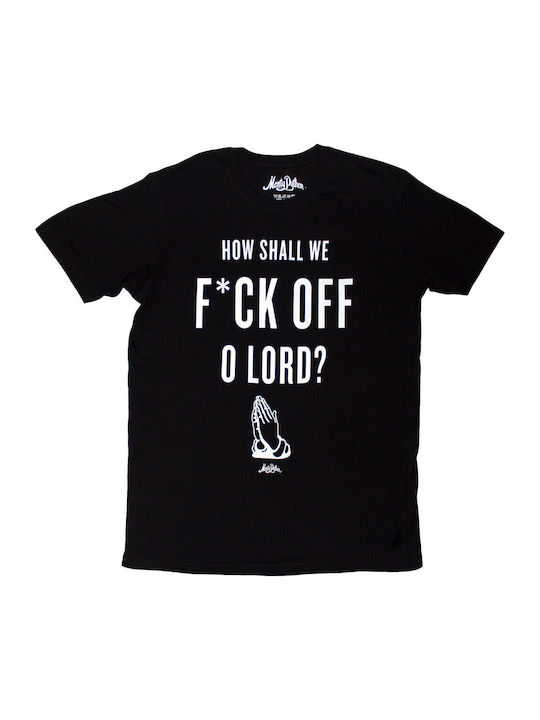 Μπλούζα Monty Python F*ck Off T-shirt Black Montyts10mb