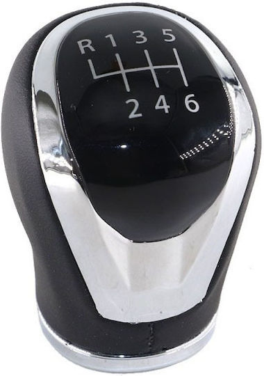 Shift Knob Lever Marked Black Chrome Nissan Qashqai J11 6 Speeds Gk3174