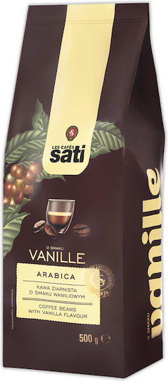 Espresso Kaffee Sati Cafe Vanille Arabica 500g Körner