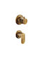 Armando Vicario Built-in Mixer & Diverter Set for Shower Silver