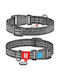 Waudog Reflective Grey Fastex Collar M 20mm X 28-40cm Smartid