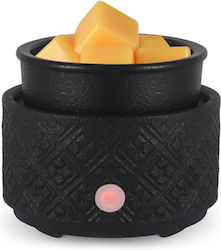 Ηλεκτρικός Κεραμικός Αρωματιστής Wax Melts Duosdei Μαύρος Ηλεκτρικός Κεραμικός Αρωματιστής Wax Melts Duosdei Μαύρος