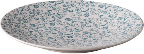 Authentic Πιάτο Ρηχό Κεραμικό Μπλε με Διάμετρο 21.5cm