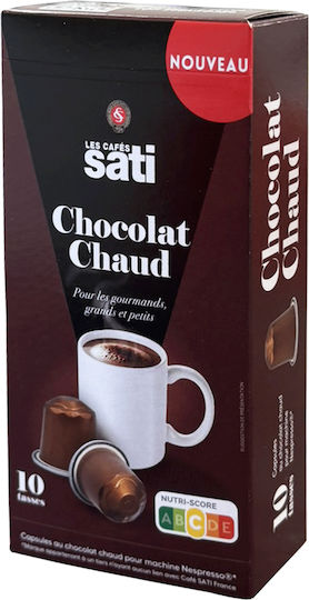 Sati Cafe Κάψουλες Σοκολάτα Συμβατές με Μηχανή Nespresso 10caps