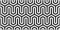 Vinyl Desk Pad Protection Wear Geometric Shape ...