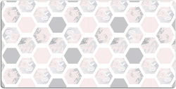Desk Pad Non-Slip Base Keyboard & Mouse Hexagon...