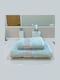 Linea Home Πετσέτα Προσώπου Line Μέντα 2τμχ Βάρους 500gr/m²