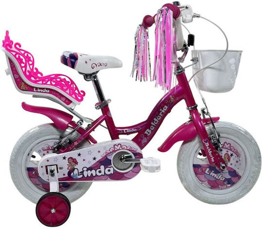 Belderia Linda 12" Kinderfahrrad Stadt Rosa | Skroutz Germany