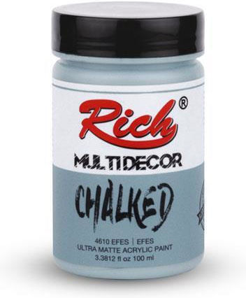 Rich Χρώμα Κιμωλίας Carbon Black 100ml RICP3639