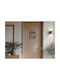 Sign Wall Decor made of Metallic gmd1372 25cm 1pcs