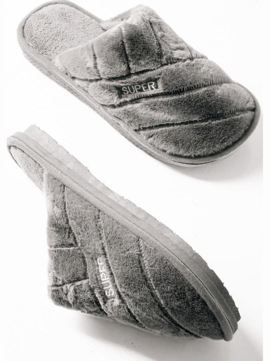 The Shoemart Men's Slipper Gray