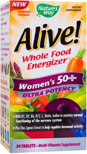 Alive Women 50+ Ultra Natures Way 30 Tablets Secom