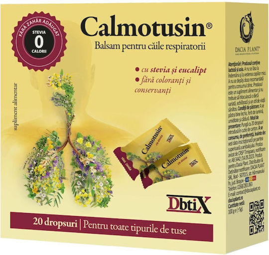 Picături Stevia Eucalipt Pentru Toate Tipurile De Tuse Calmotusin Dacia Plant 20 Picături