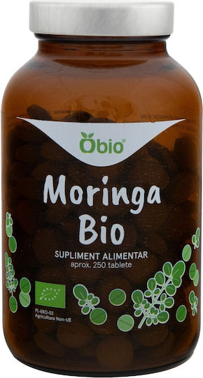 Moringa Organic 250 Tablets 125g Obio