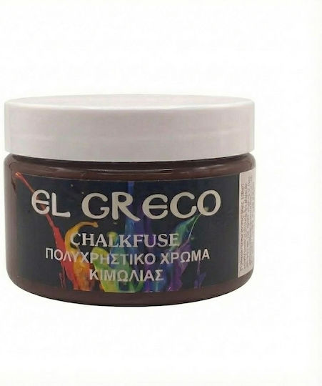El Greco Kreidefarbe Umber Burnt 110ml