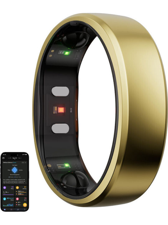 RingConn Gen 2 Smart Ring 18.2mm με Παλμογράφο Χρυσό