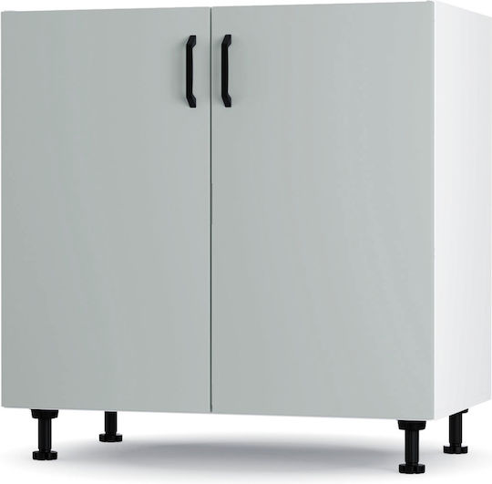 Modest Sink Cabinet Gray 80x48x82cm Modest Sink Cabinet Gray 80x48x82cm