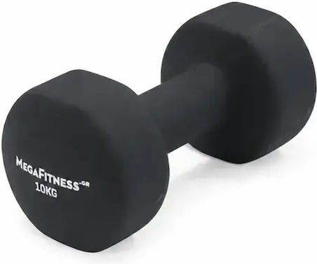 MegaFitness Βαράκι από Νεοπρένιο 1 x 10kg