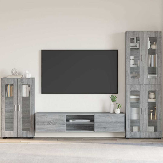 Животно помещение ТВ единица Gray Sonoma Д55.5xШ29xВ100бр