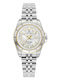 Swiss Women's Watch with Silver Metal Bracelet