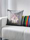Stray Kids Pink Kids Throw Pillow Gray 100% Cotton Contains Filling 50x50cm