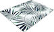 Office Chair Mat Floor Covering Design Floor Protection Green Leaves 120x90 Cm