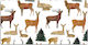 Vinyl Desk Pad Pattern Protective Function Deer...