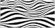 Decorative Desk Pad Work Surface Black-White Wa...