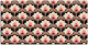 Schreibtischunterlage Vinyl Blumenmuster 120x60 cm