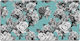 Патак за Офис Черно-Бели Рози 120x60 См