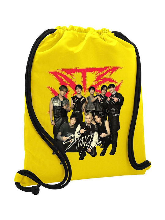 Koupakoupa Stray Kids Bag Pouch Bag Yellow 48cm...