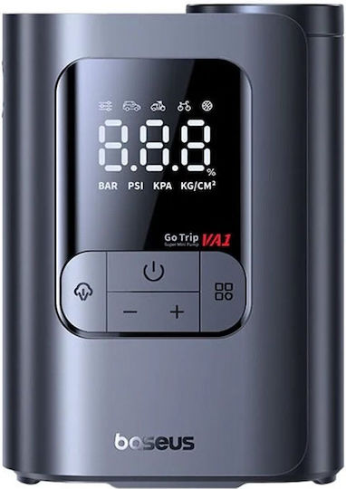 Baseus Τρόμπα Αυτοκινήτου GoTrip VA1 Super Mini 150PSI Επαναφορτιζόμενη 12V